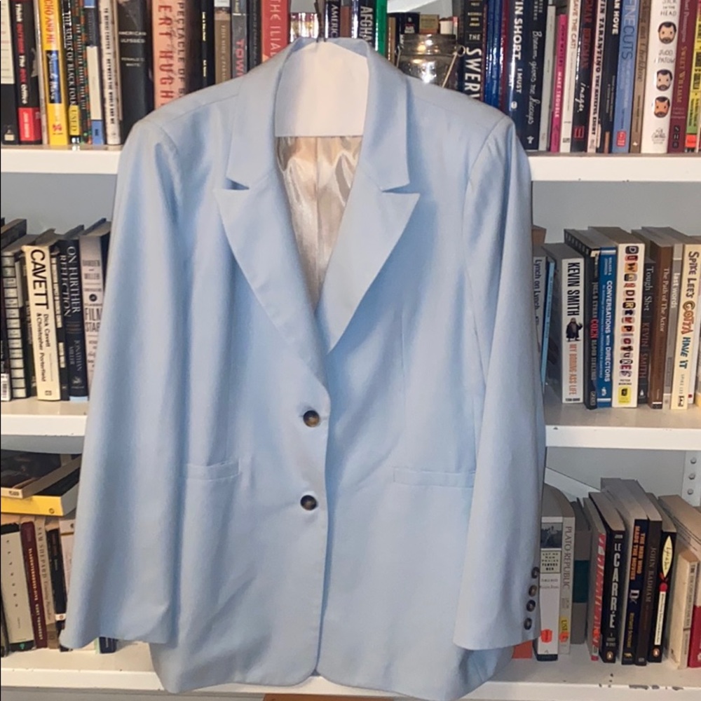 Inamorata Baby Blue Suit Jacket; Like New